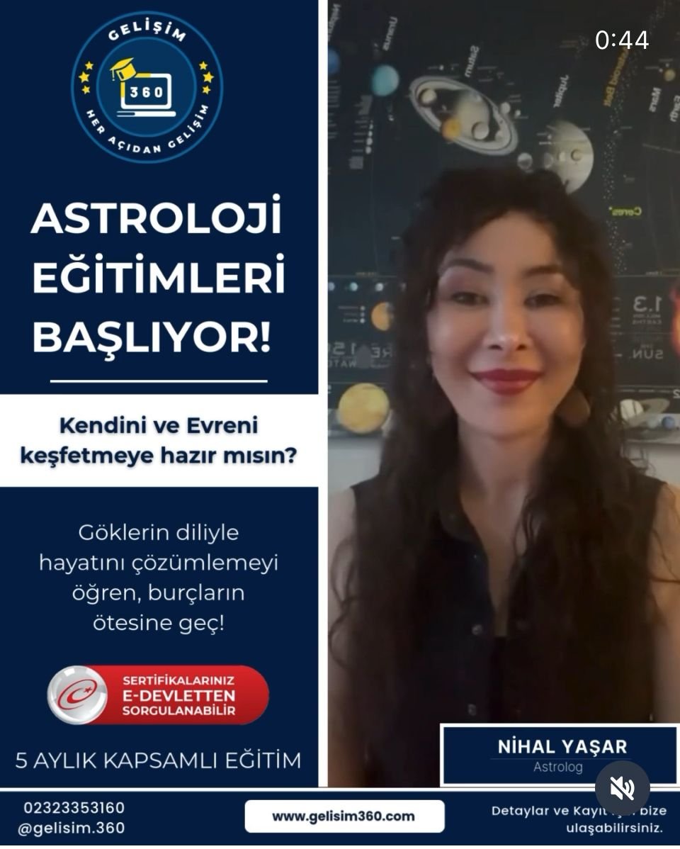 Astroloji Eğitimi-Canlı Dersler